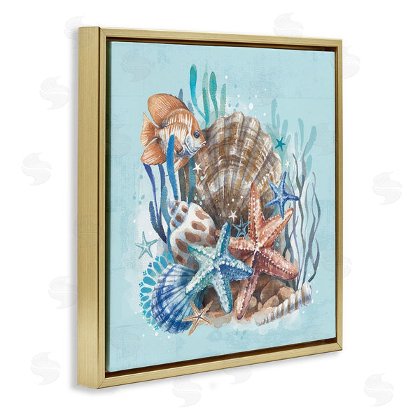 Stupell Industries Courtney Morgenstern | Seashell Still Life