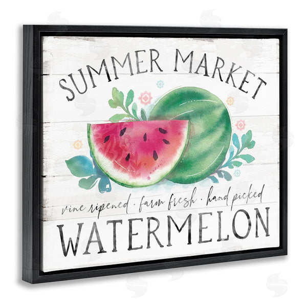 Stupell Industries Courtney Morgenstern | Summer Market Watermelon Farm Country Grain Pattern Wall Art