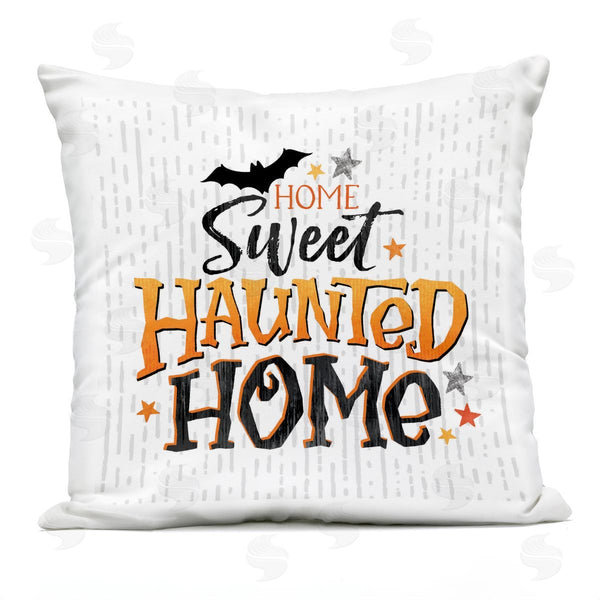 Stupell Industries Courtney Morgenstern | Sweet Haunted Home Halloween Patterned Printed Throw Pillow