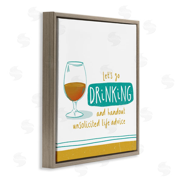 Stupell Industries Courtney Morgenstern | Unsolicited Life Advice Wall Art