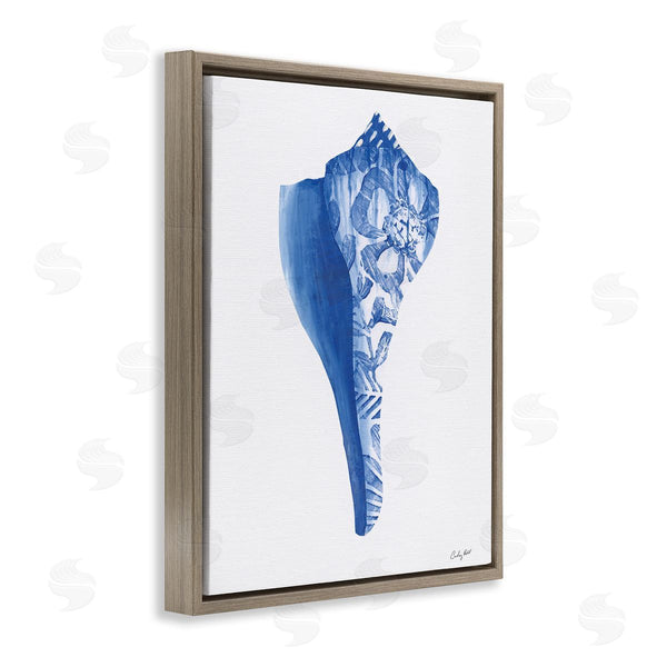 Stupell Industries Courtney Prahl | Chinoiserie Patterned Seashell