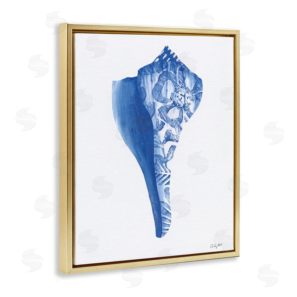 Stupell Industries Courtney Prahl | Chinoiserie Patterned Seashell