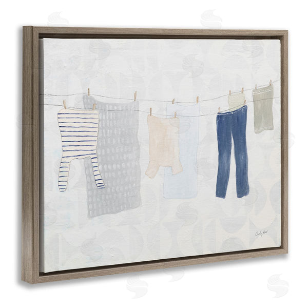 Stupell Industries Courtney Prahl | Laundry Day Hanging Clothes