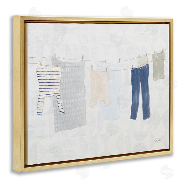 Stupell Industries Courtney Prahl | Laundry Day Hanging Clothes