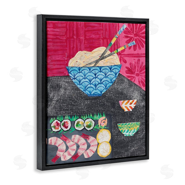 Stupell Industries Courtney Prahl | Patterned Sushi Tablescape Wall Art