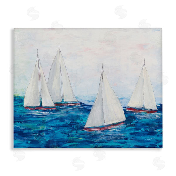 stupell industries Courtney Prahl | Sailboat Fleet on Ocean
