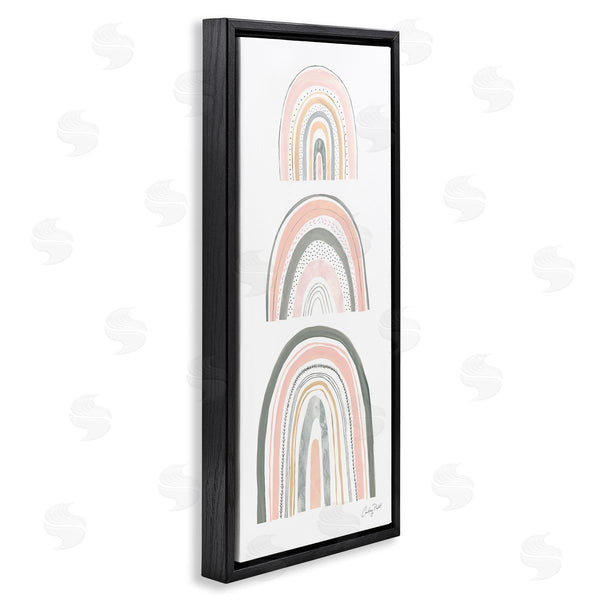 Stupell Industries Courtney Prahl | Stack Of Abstract Rainbows Wall Art
