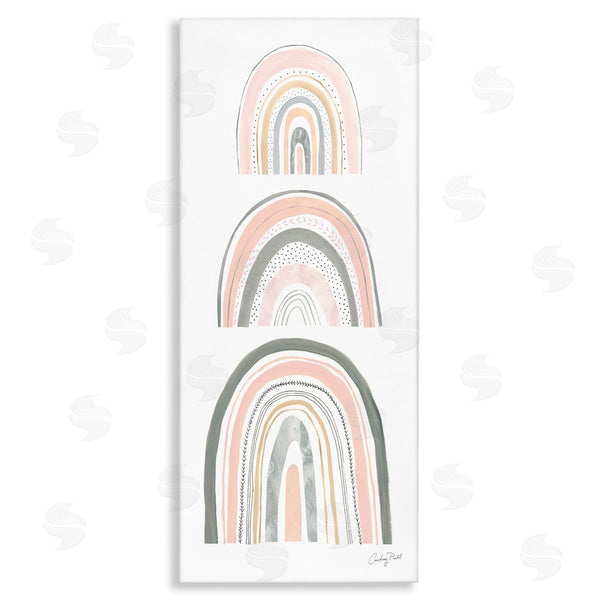 stupell industries Courtney Prahl | Stack of Abstract Rainbows Wall Art