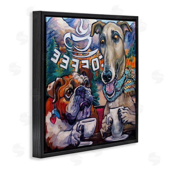 Stupell Industries CR Townsend | Dogs At Coffee Shop Wall Art