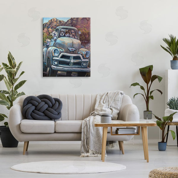 Stupell Industries CR Townsend | Dogs In Vintage Pickup Wall Art