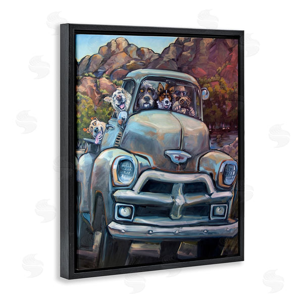 Stupell Industries CR Townsend | Dogs In Vintage Pickup Wall Art