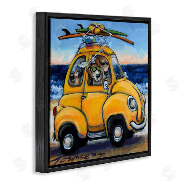 Stupell Industries CR Townsend | Groovy Pet Beach Buggy