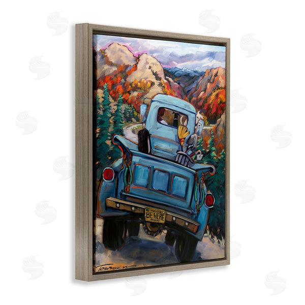 Stupell Industries CR Townsend | Truck In Mountain Valley Wall Art