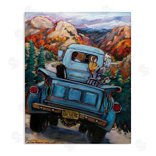 stupell industries CR Townsend | Truck in Mountain Valley Wall Art