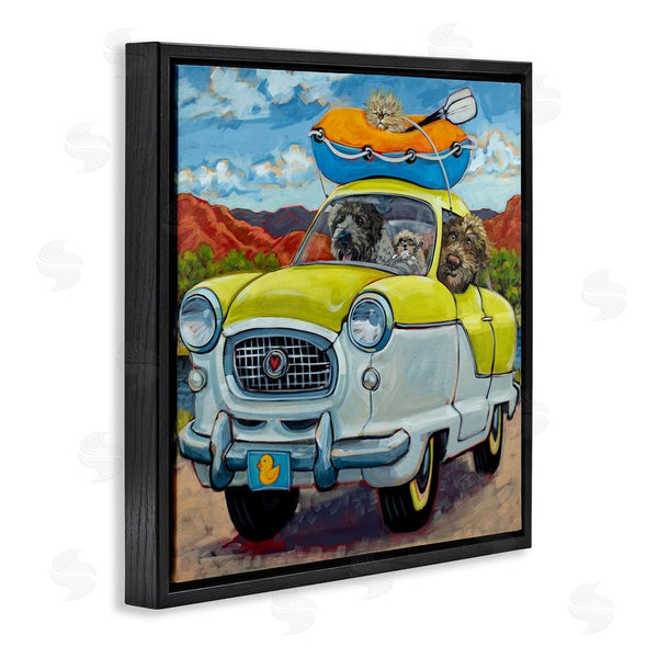 Stupell Industries CR Townsend | Vacation Dogs In Car Wall Art
