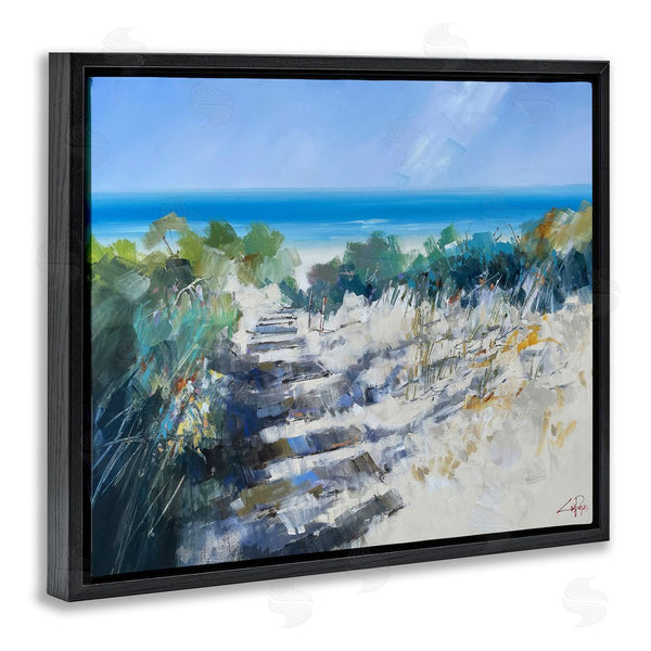 Stupell Industries Craig Trewin Penny | Beach Steps In Robe Wall Art