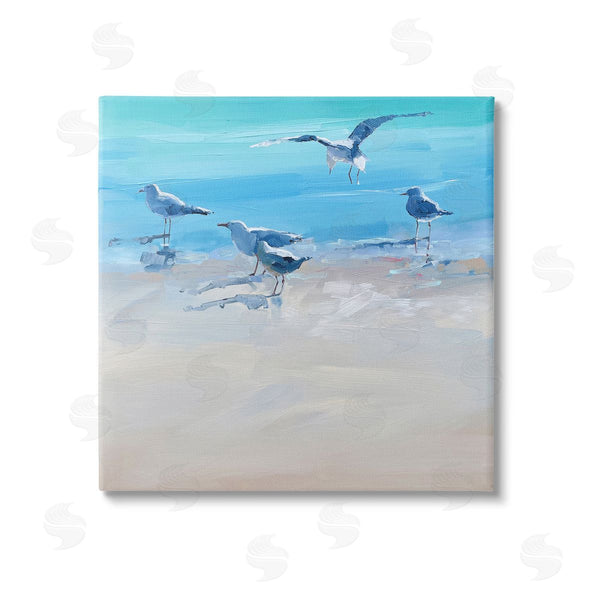 stupell industries Craig Trewin Penny | Seagulls Grazing on Shore