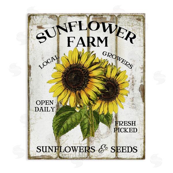 stupell industries Creatif Belle | Antique Sunflower Farm Seeds