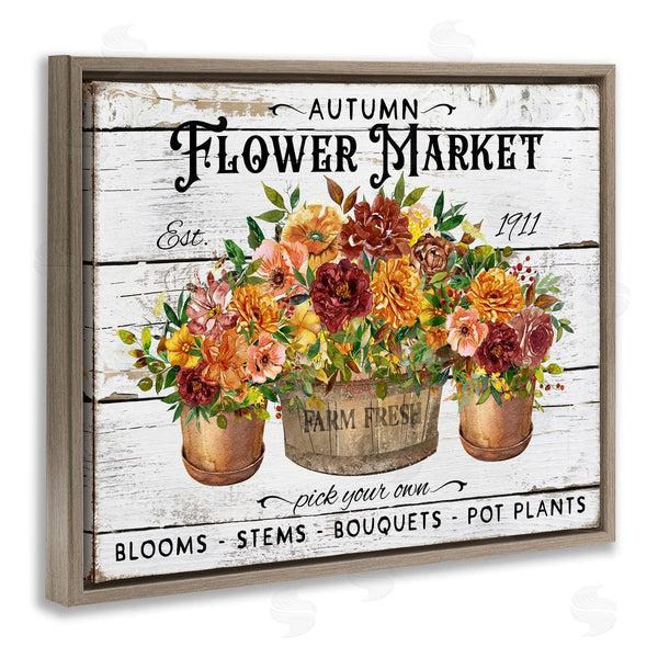 Stupell Industries Creatif Belle | Autumn Flower Market