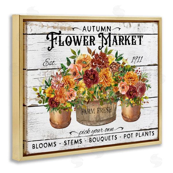 Stupell Industries Creatif Belle | Autumn Flower Market