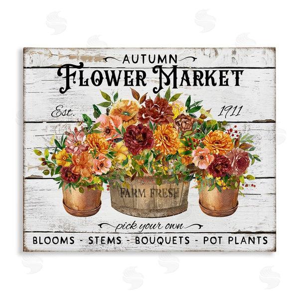 stupell industries Creatif Belle | Autumn Flower Market