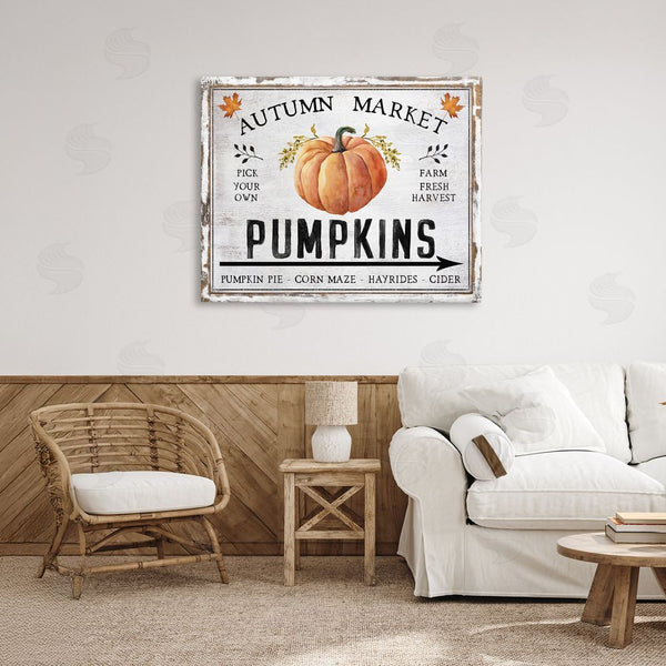 Stupell Industries Creatif Belle | Autumn Market With Arrow Wall Art