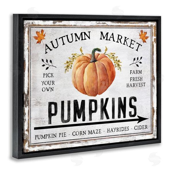 Stupell Industries Creatif Belle | Autumn Market With Arrow Wall Art