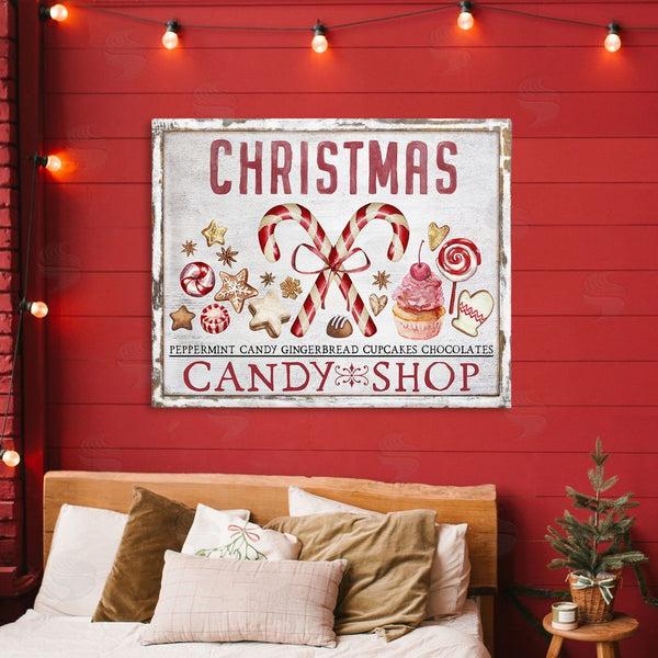 Stupell Industries Creatif Belle | Candy Shop Christmas Wall Art