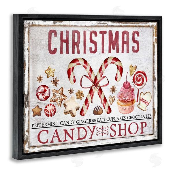 Stupell Industries Creatif Belle | Candy Shop Christmas Wall Art