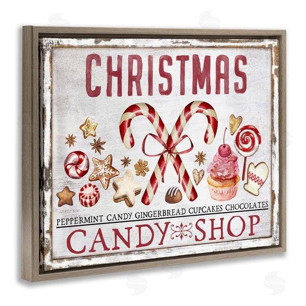 Stupell Industries Creatif Belle | Candy Shop Christmas Wall Art
