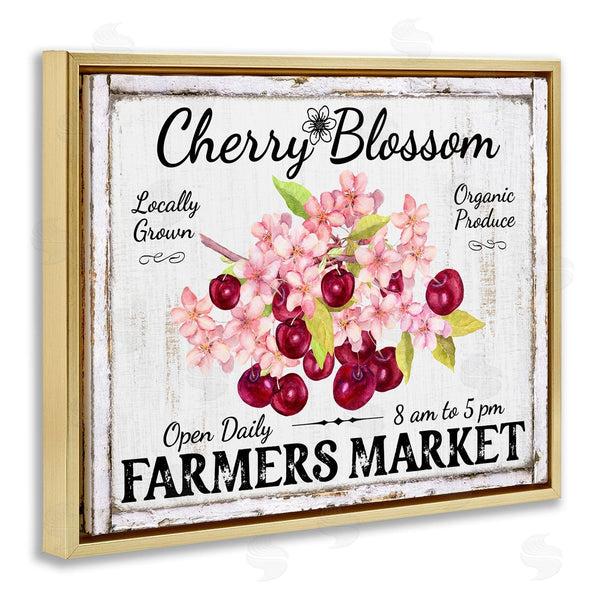 Stupell Industries Creatif Belle | Cherry Blossom Farmer's Market