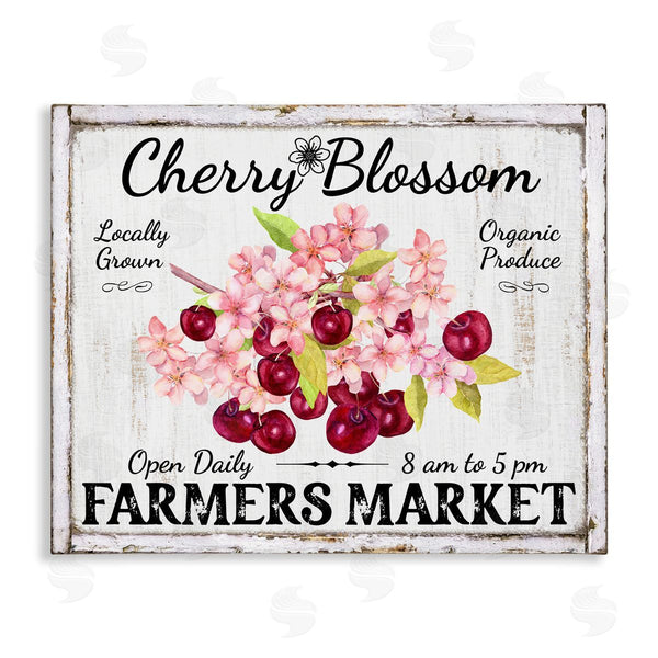 stupell industries Creatif Belle | Cherry Blossom Farmer's Market