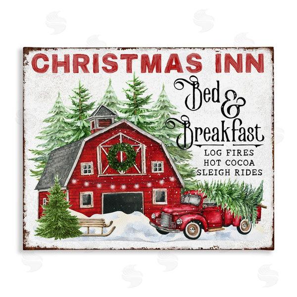 stupell industries Creatif Belle | Christmas Inn Shop Wall Art