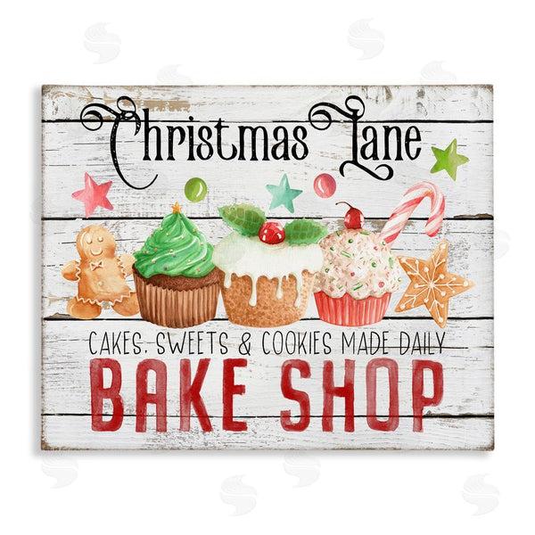 stupell industries Creatif Belle | Christmas Lane Bake Shop