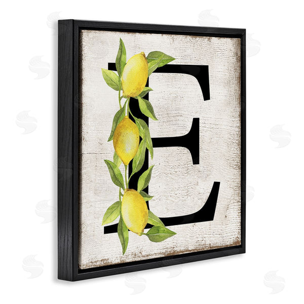 Stupell Industries Creatif Belle | E With Lemon Letter