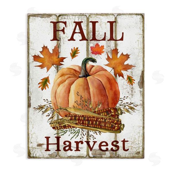 stupell industries Creatif Belle | Fall Harvest Pumpkin & Corn