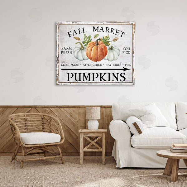 Stupell Industries Creatif Belle | Fall Market Pumpkins Wall Art
