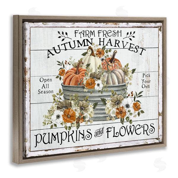 Stupell Industries Creatif Belle | Farm Fresh Harvest Pumpkin Wall Art