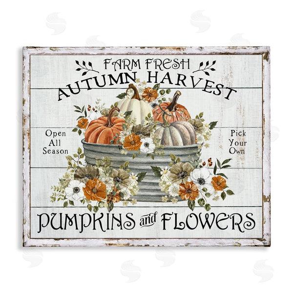 stupell industries Creatif Belle | Farm Fresh Harvest Pumpkin Wall Art