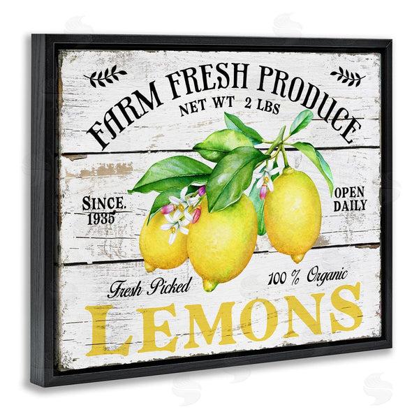 Stupell Industries Creatif Belle | Farm Fresh Produce Lemons