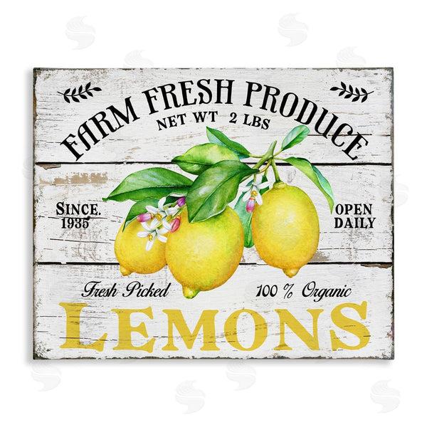 stupell industries Creatif Belle | Farm Fresh Produce Lemons