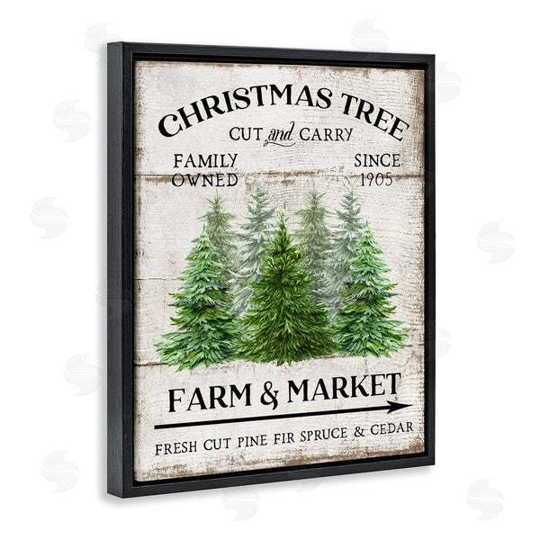 Stupell Industries Creatif Belle | Farm Market Christmas Trees Wall Art