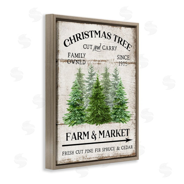 Stupell Industries Creatif Belle | Farm Market Christmas Trees Wall Art