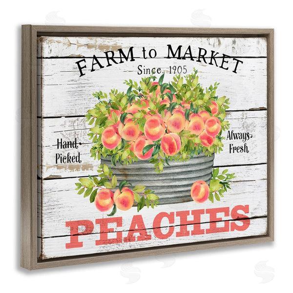 Stupell Industries Creatif Belle | Farm To Market Peaches