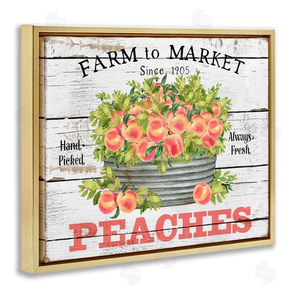 Stupell Industries Creatif Belle | Farm To Market Peaches
