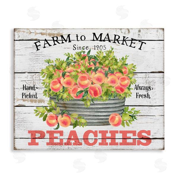 stupell industries Creatif Belle | Farm To Market Peaches