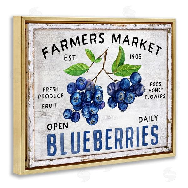 Stupell Industries Creatif Belle | Farmers Market Blueberries