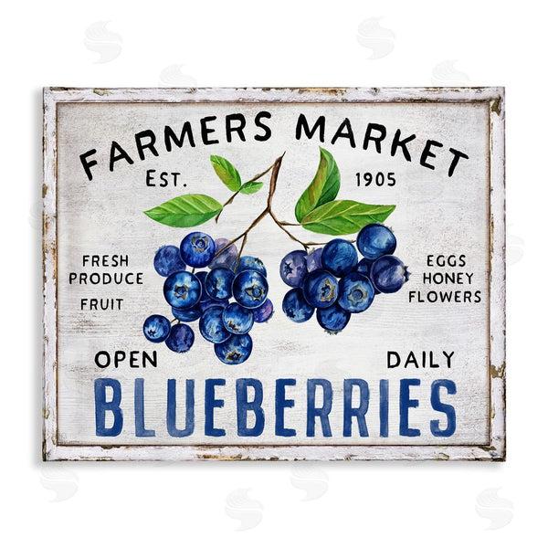 stupell industries Creatif Belle | Farmers Market Blueberries