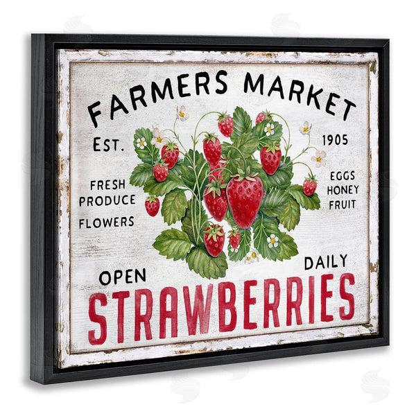 Stupell Industries Creatif Belle | Farmers Market Strawberries