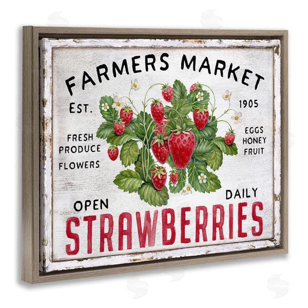 Stupell Industries Creatif Belle | Farmers Market Strawberries